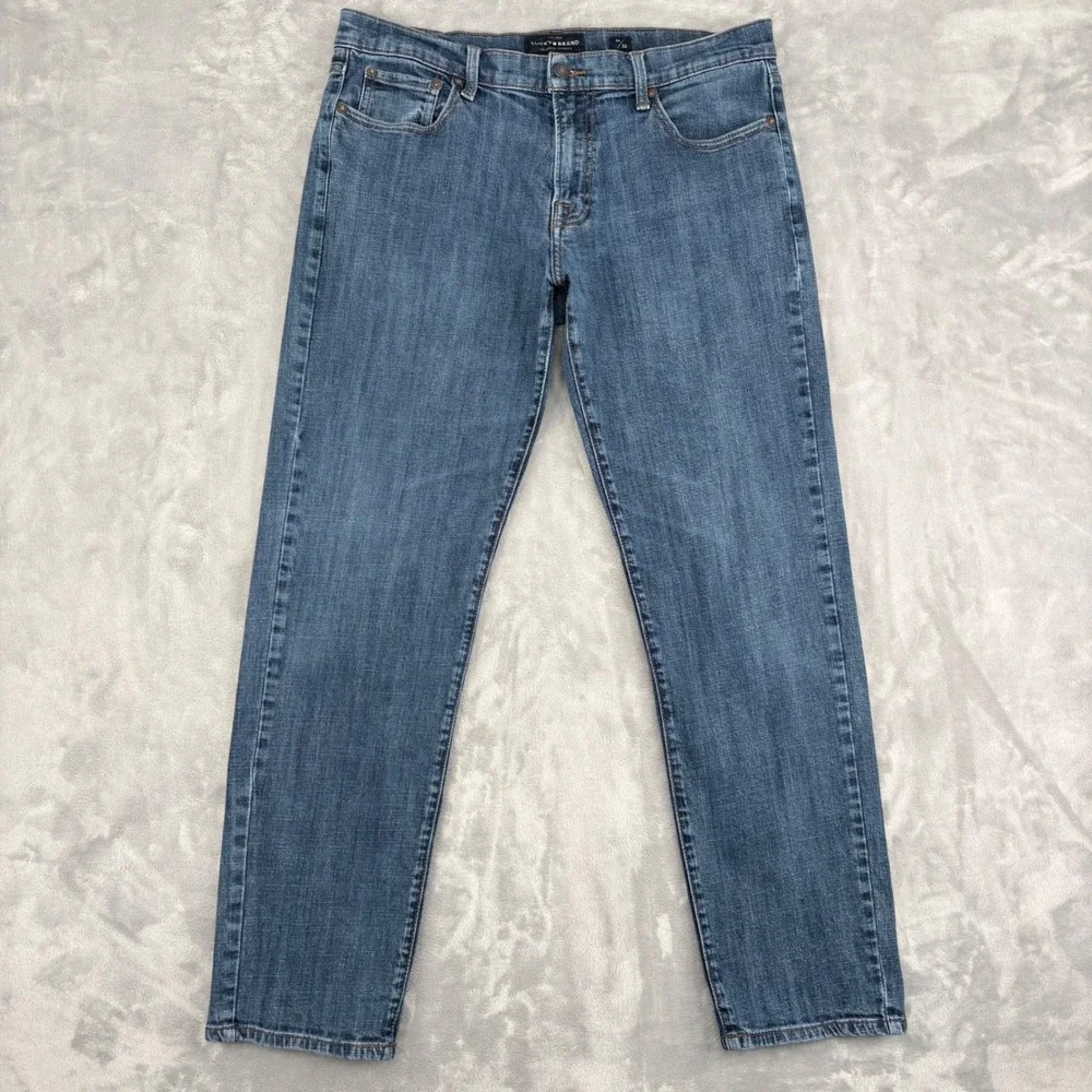 Lucky Brand‎ Jeans Mens 36x32 (Fits 34x30) Blue 221 Straight Classic Medium Wash